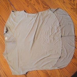 High Low Green Blouse